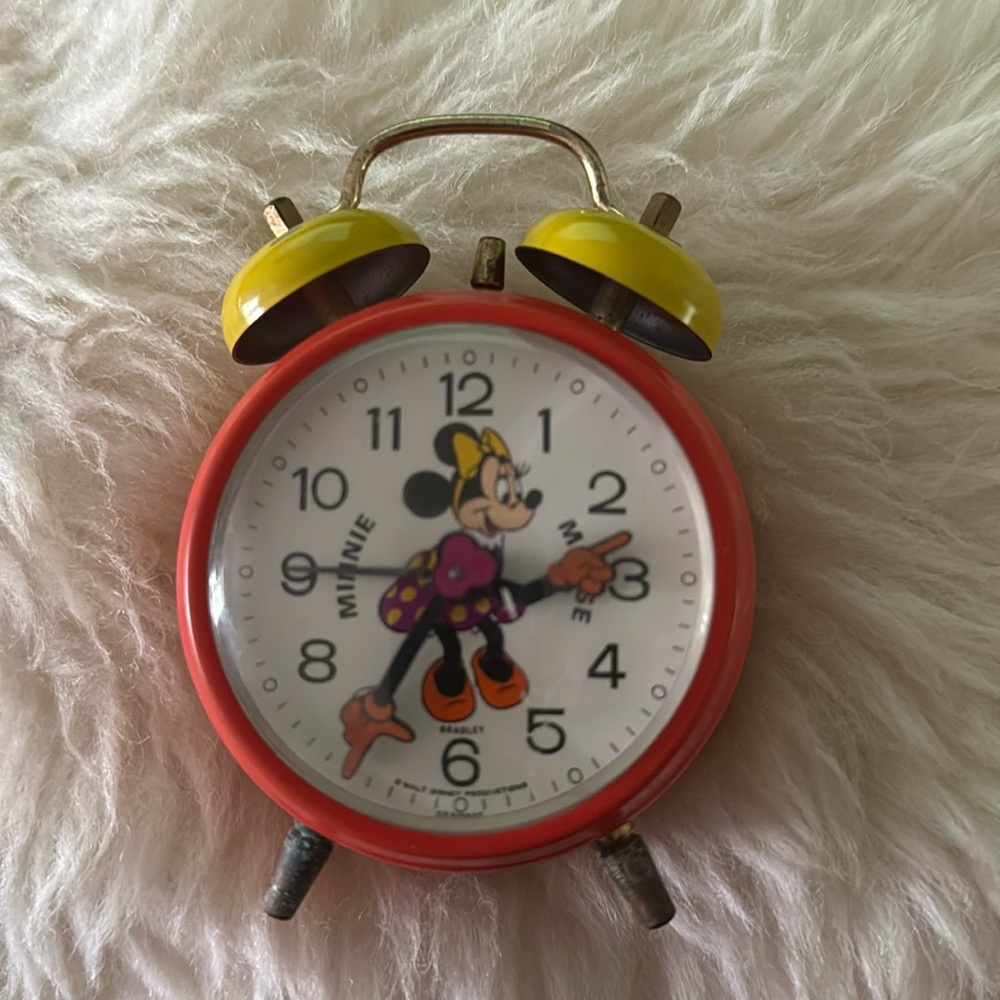 Vintage Minnie Mouse Alarm Clock